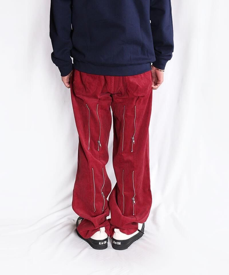 RALEIGH / ꡼RED MOTEL / åɥ⡼ƥ áA.K.A.  CORDUROY BONDAGE TROUSERS (Wide TaperedBURGUNDY)ʲ21