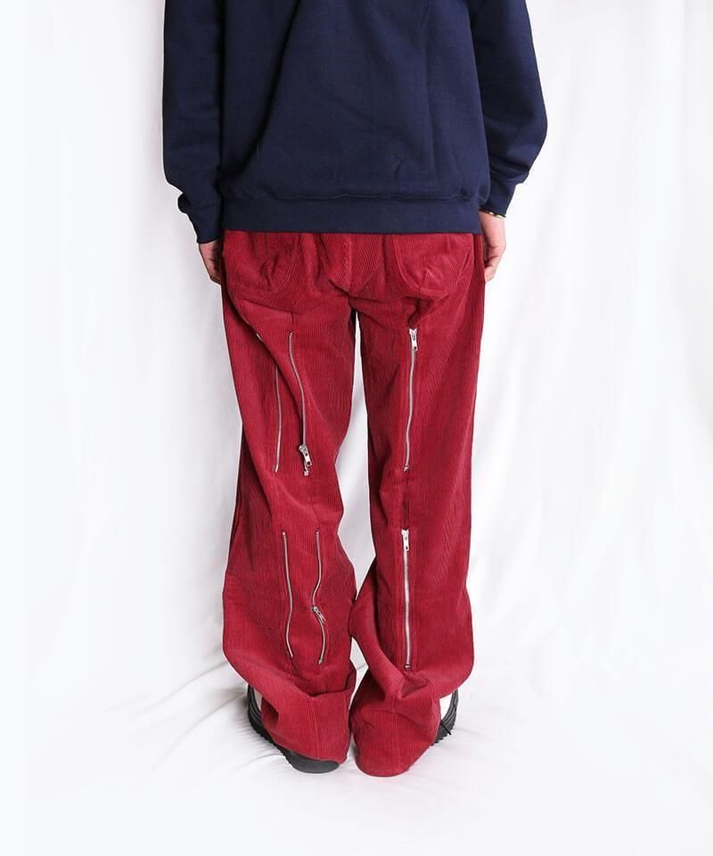RALEIGH / ꡼RED MOTEL / åɥ⡼ƥ áA.K.A.  CORDUROY BONDAGE TROUSERS (Wide TaperedBURGUNDY)ʲ22