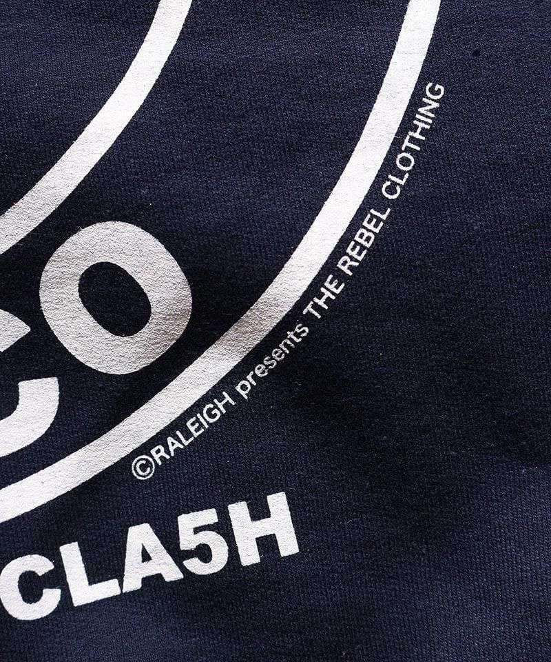 RALEIGH / ꡼RED MOTEL / åɥ⡼ƥ áThis Aint No Disco C/N SWEAT + 44mm BUTTON BADGE SET (NAVY)ʲ8