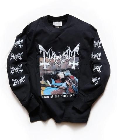 Official Artist Goods / ХTʤ / MAHYEM / DAWN OF THE BLACK HEARTS LONG SLEEVE SHIRT