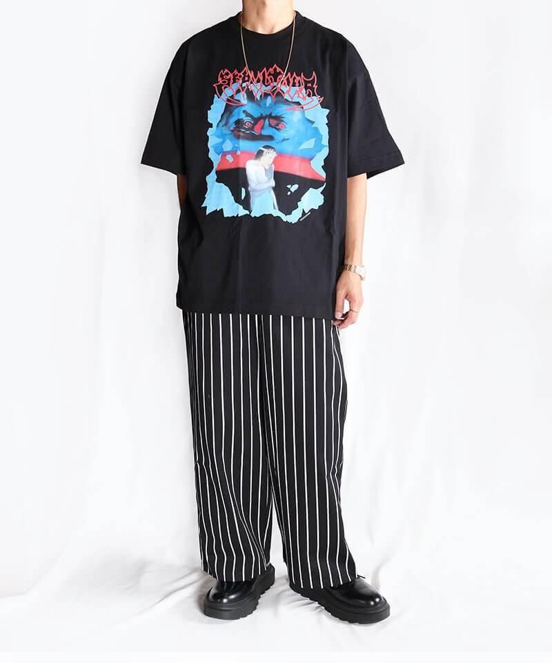 Official Artist Goods / ХTʤ SEPLTURA / SCHIZOPHRENIA T-SHIRT (DROP SHOULDER BODY)ʲ9