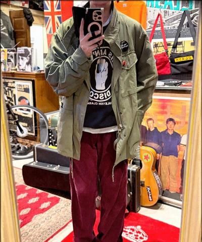 STYLE /  / RALEIGH / A.K.A.  CORDUROY BONDAGE TROUSERS (Wide TaperedBURGUNDY)