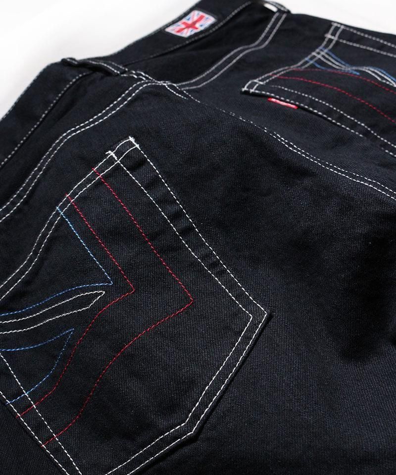 RALEIGH / ꡼RED MOTEL / åɥ⡼ƥ áAll You Need Is Black (Past66 Model) BLACK DENIM TROUSERS (Wide Tapered)ʲ13