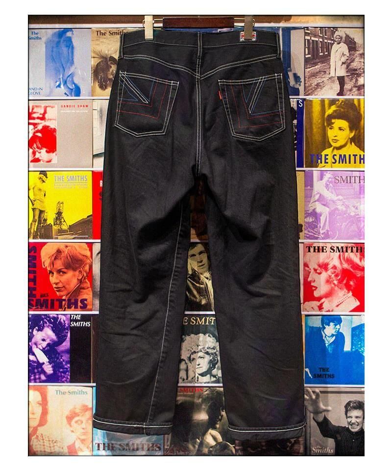 RALEIGH / ꡼RED MOTEL / åɥ⡼ƥ áAll You Need Is Black (Past66 Model) BLACK DENIM TROUSERS (Wide Tapered)ʲ15