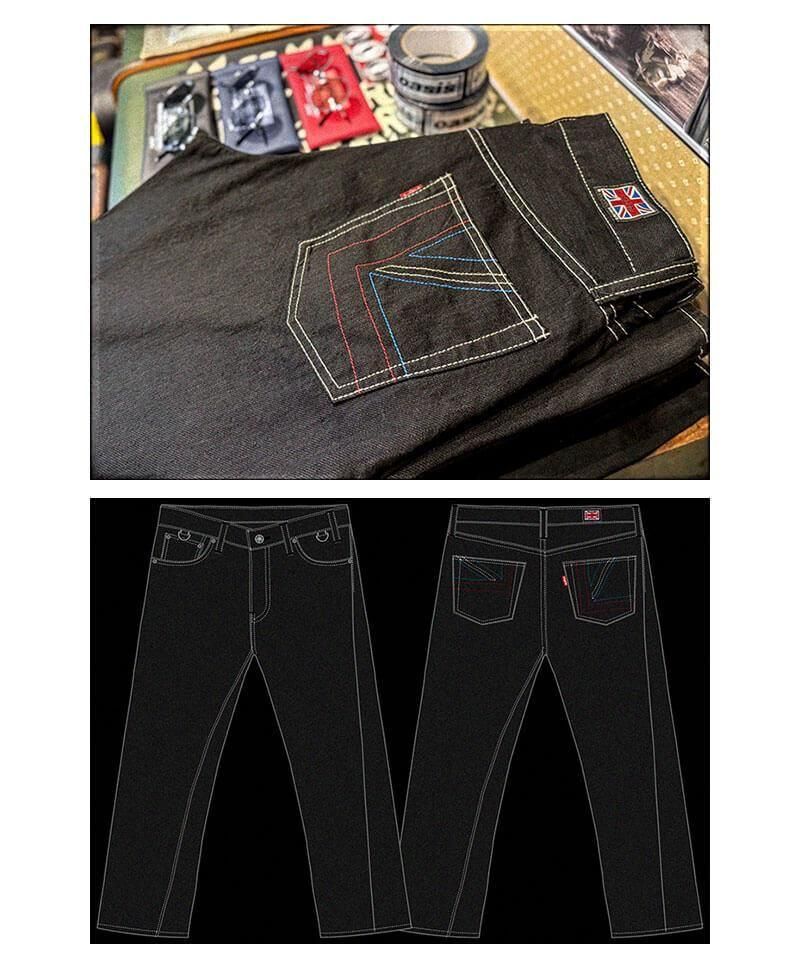 RALEIGH / ��꡼��RED MOTEL / ��åɥ⡼�ƥ�� �á�All You Need Is Black (Past66 Model)�� BLACK DENIM TROUSERS (Wide Tapered)���ʲ���19