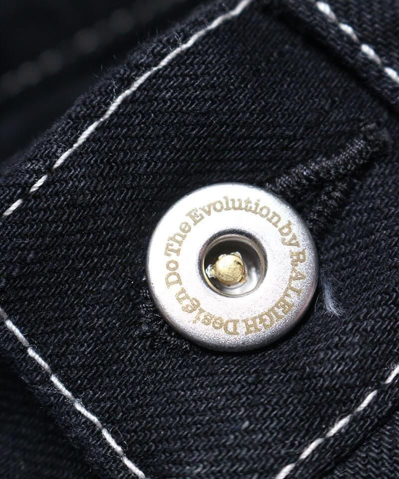 RALEIGH / ꡼RED MOTEL / åɥ⡼ƥ áAll You Need Is Black (Past66 Model) BLACK DENIM TROUSERS (Wide Tapered)ʲ3