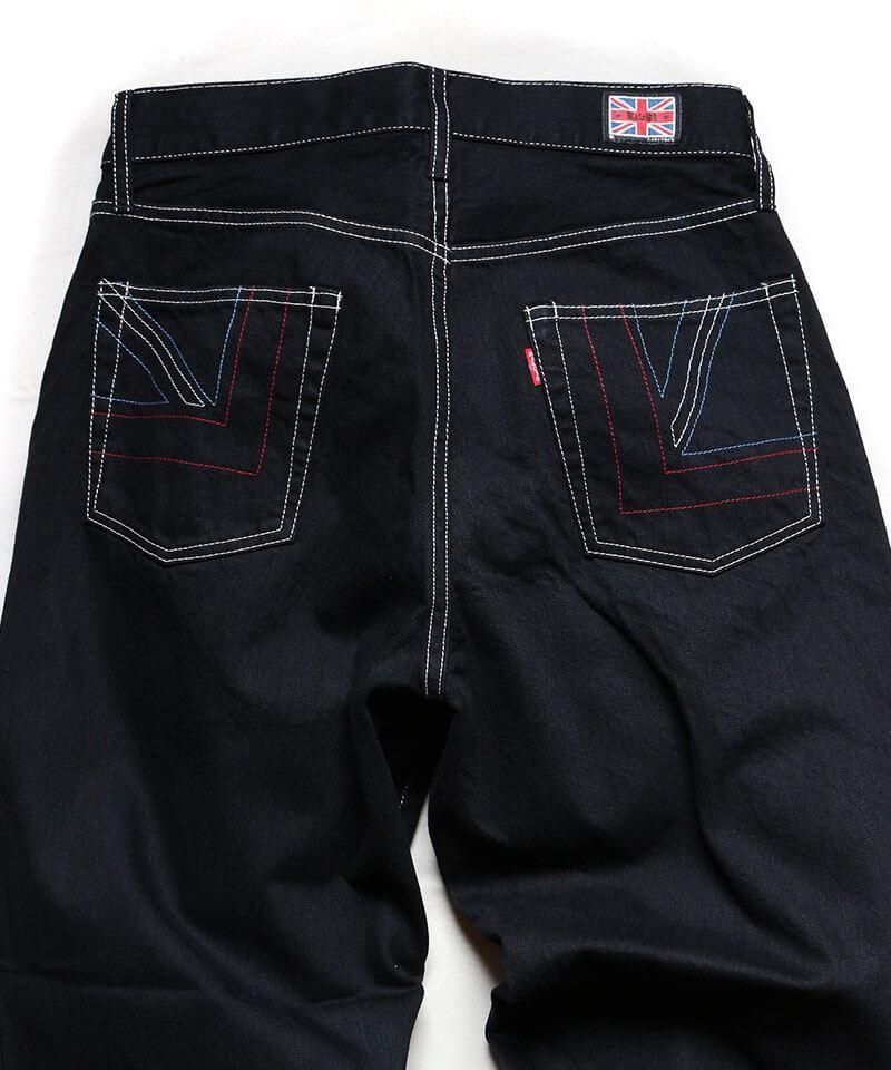 RALEIGH / ꡼RED MOTEL / åɥ⡼ƥ áAll You Need Is Black (Past66 Model) BLACK DENIM TROUSERS (Wide Tapered)ʲ9