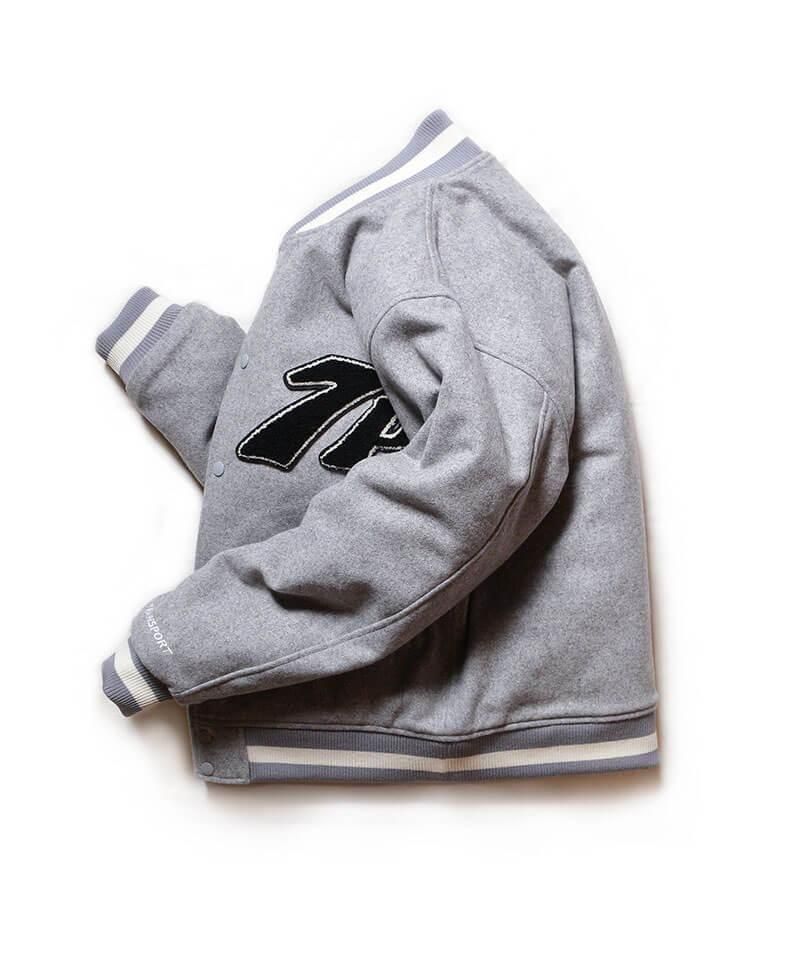 TRANSPORT / ȥ󥹥ݡ VARSITY JACKET (GRAY)ʲ1