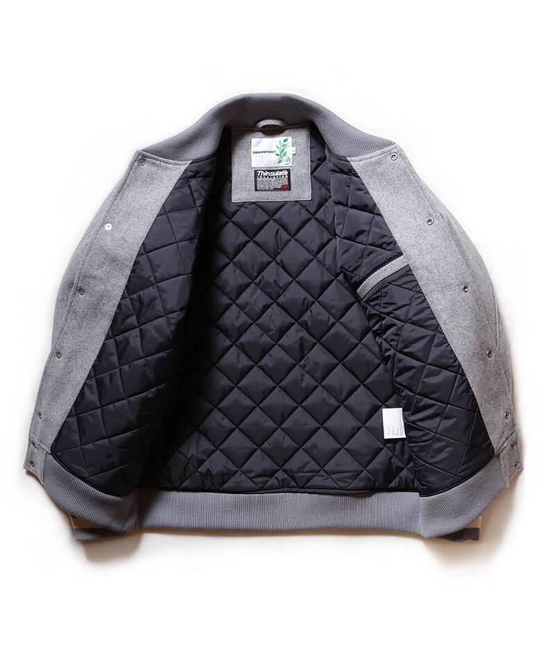 TRANSPORT / ȥ󥹥ݡ VARSITY JACKET (GRAY)ʲ3