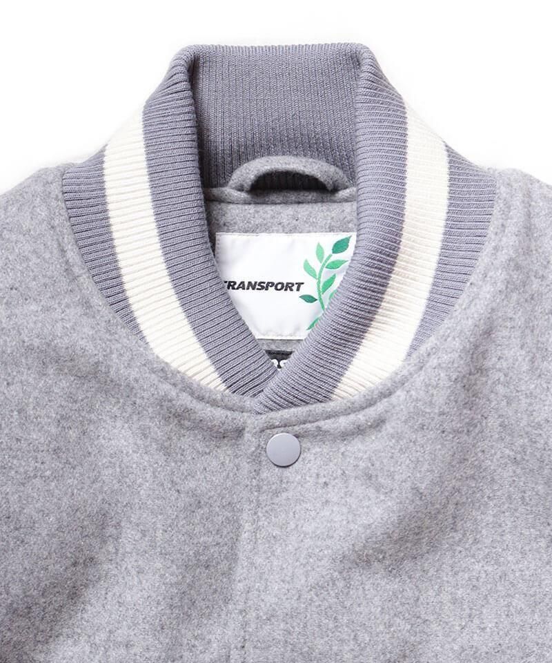 TRANSPORT / ȥ󥹥ݡ VARSITY JACKET (GRAY)ʲ4