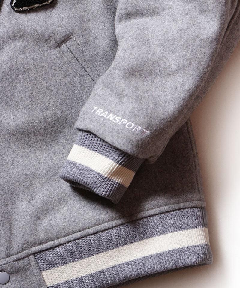 TRANSPORT / ȥ󥹥ݡ VARSITY JACKET (GRAY)ʲ7