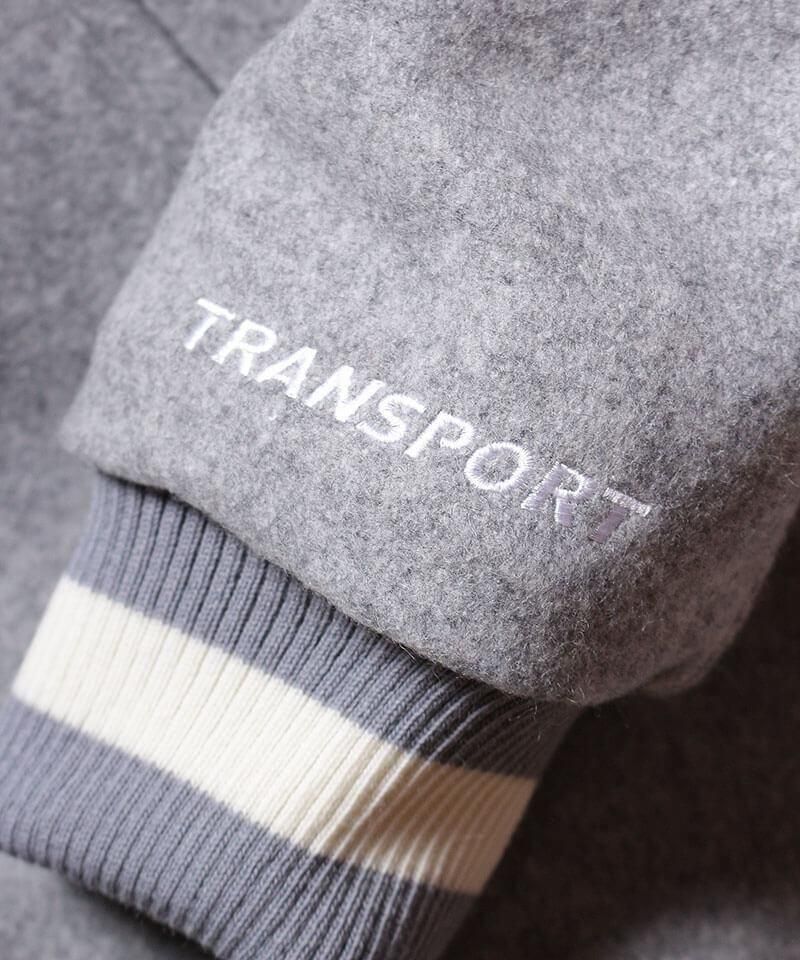 TRANSPORT / ȥ󥹥ݡ VARSITY JACKET (GRAY)ʲ8