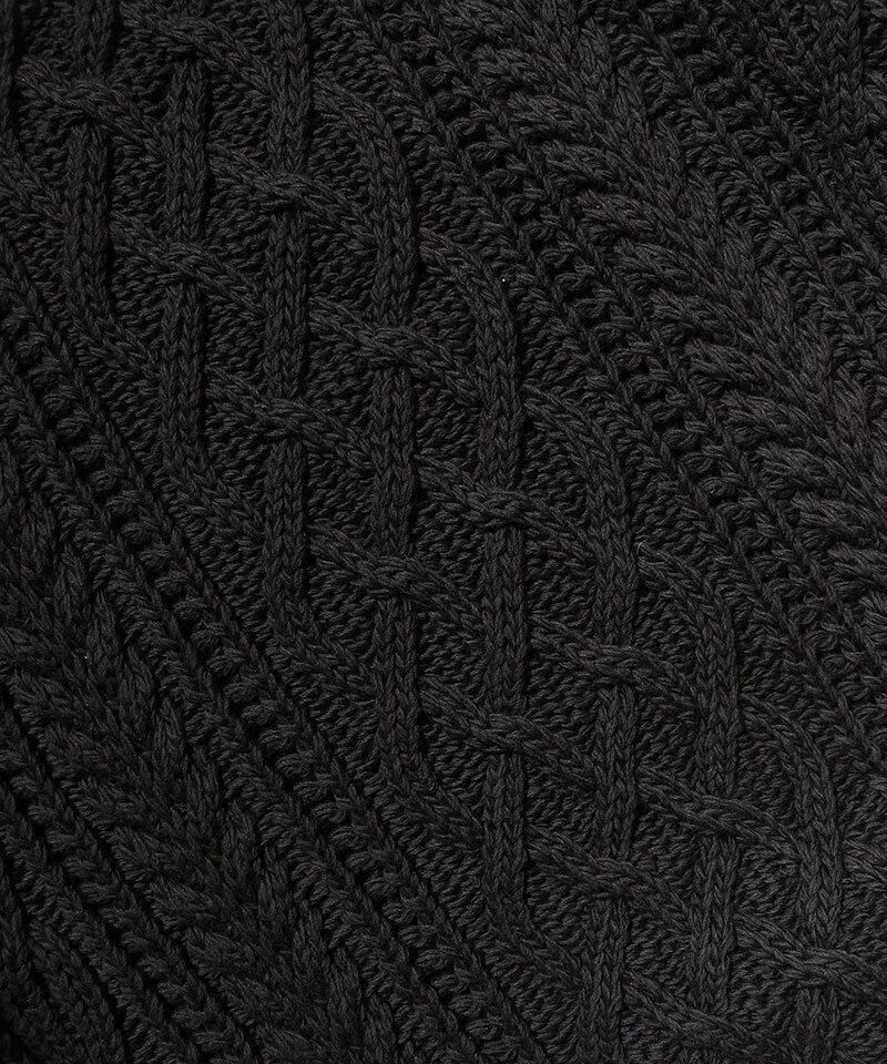 TRANSPORT / ȥ󥹥ݡ FISHERMAN KNIT (BLACK)ʲ11