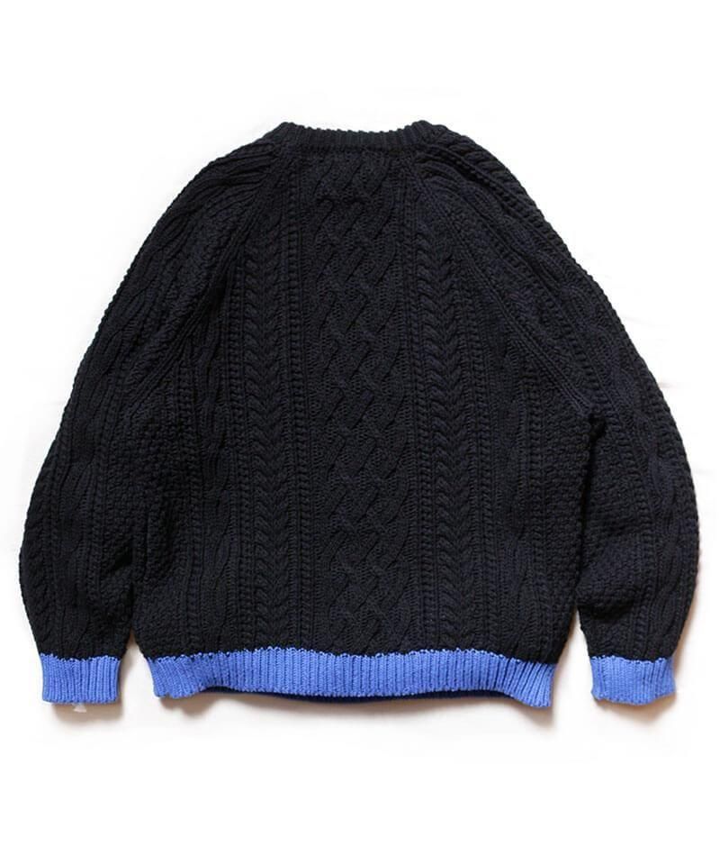 TRANSPORT / ȥ󥹥ݡ FISHERMAN KNIT (BLACK)ʲ2