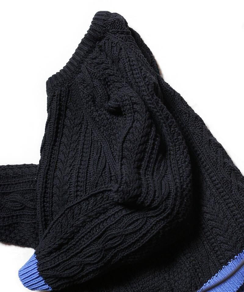 TRANSPORT / ȥ󥹥ݡ FISHERMAN KNIT (BLACK)ʲ7