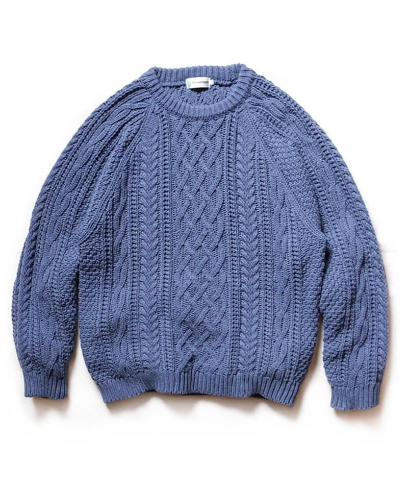 TRANSPORT / ȥ󥹥ݡ  FISHERMAN KNIT (INDIGO)ʲ