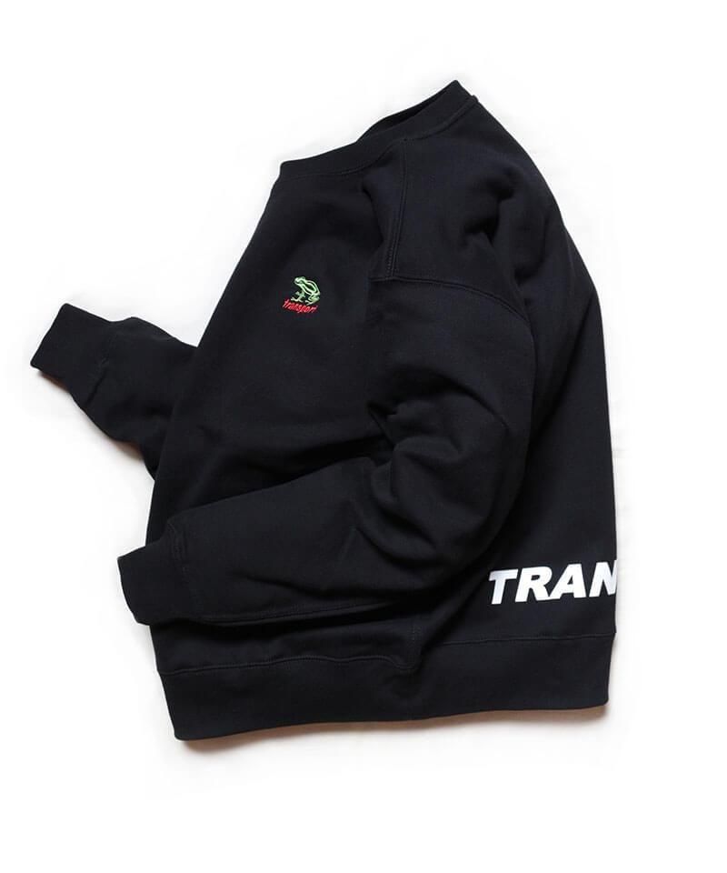 TRANSPORT / ȥ󥹥ݡ FROG EMBROIDERY SWEAT (BLACK)ʲ1