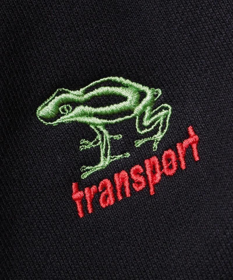 TRANSPORT / ȥ󥹥ݡ FROG EMBROIDERY SWEAT (BLACK)ʲ4