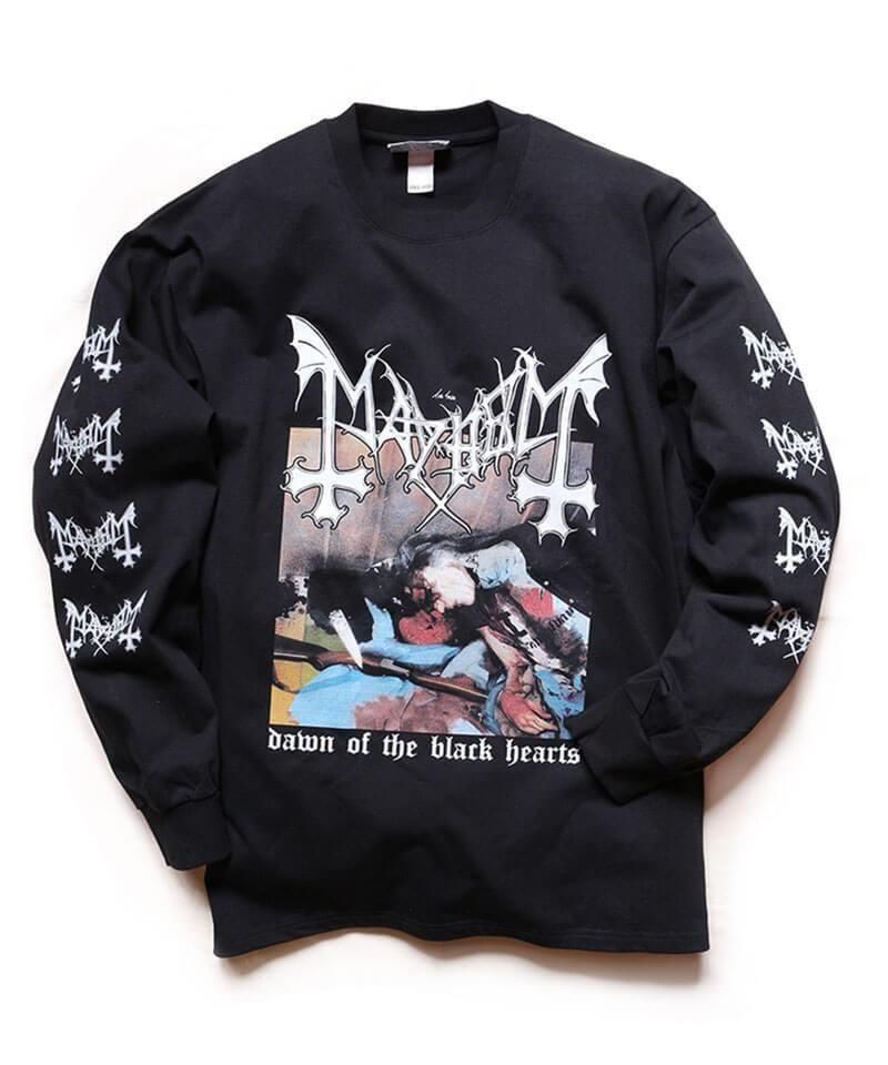 Official Artist Goods / ХTʤ  MAHYEM / DAWN OF THE BLACK HEARTS LONG SLEEVE SHIRTʲ