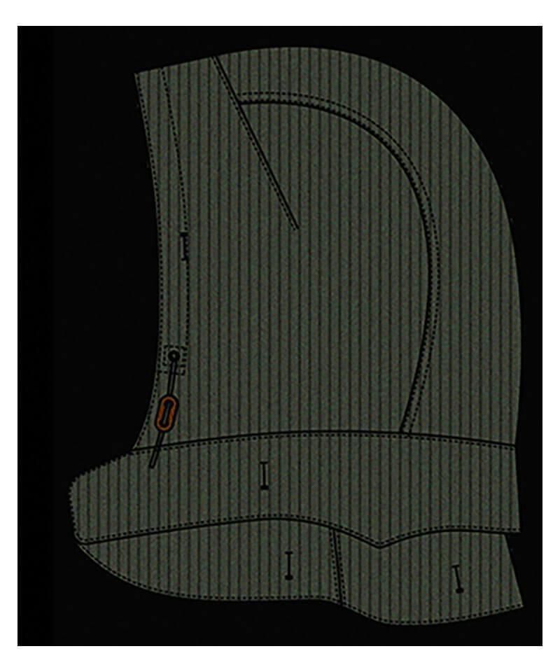 RALEIGH / ꡼RED MOTEL / åɥ⡼ƥ  M51🔄M65 Either Way Works TAKE ME THERE HOOD + We Are The People 57mm BUTTON BAD (OLIVE)ʲ