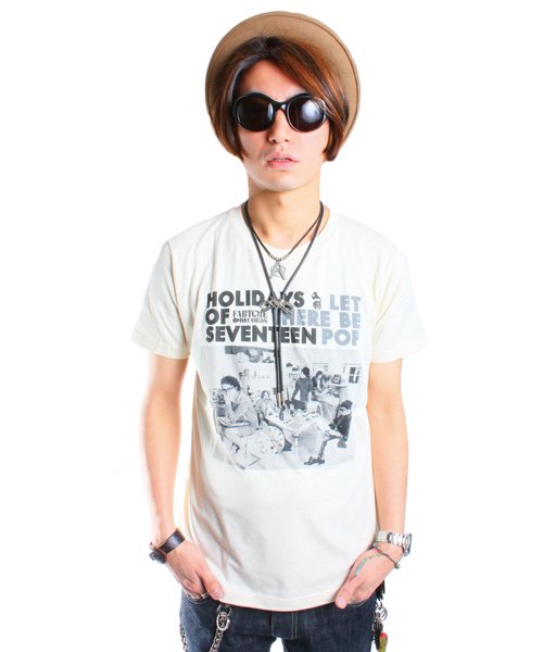 Official Artist Goods / バンドTなど ｜HOLIDAYS OF SEVENTEEN×SIDEMILITIA inc.　 Let There Be Pop T-SHIRTS　商品画像3