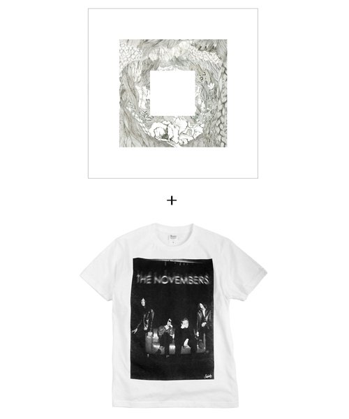 Official Artist Goods / バンドTなど ｜ THE NOVEMBERS × SIDEMILITIAinc.　 “zeitgeist” CD＋T-shirts SET　商品画像