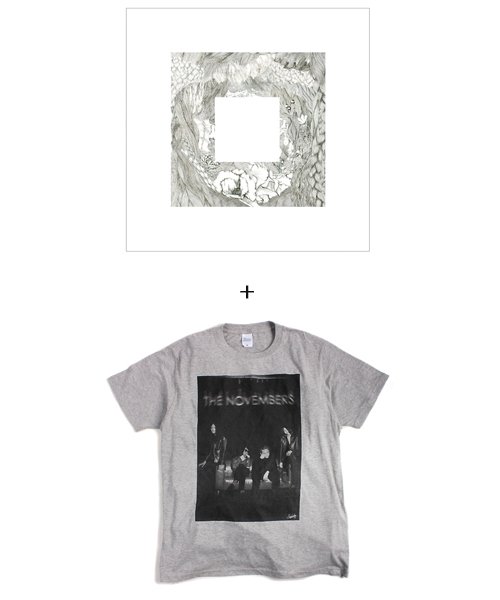 Official Artist Goods / バンドTなど ｜ THE NOVEMBERS × SIDEMILITIAinc.　 “zeitgeist” CD＋T-shirts SET　商品画像