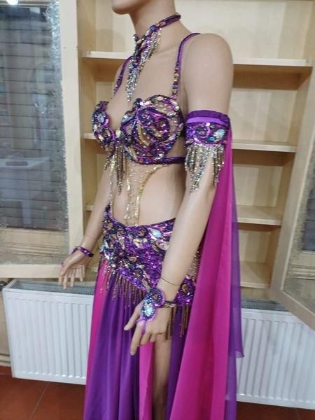 BELLAターキッシュオリエンタルコスチューム パープルマゼンダ お