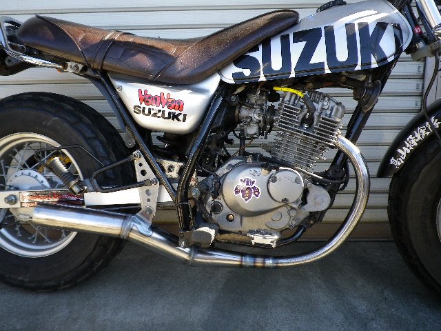 バンバン200 カスタム レトロステージ手曲げマフラー - nakazawa revolution factory　＝中澤製作所＝nrf