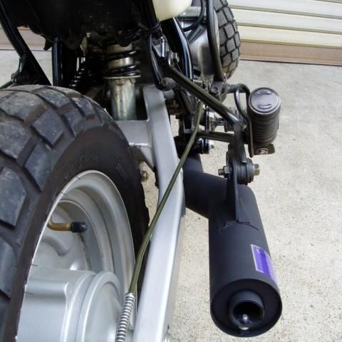 APE カスタム レトロステージスリップオンマフラー - nakazawa