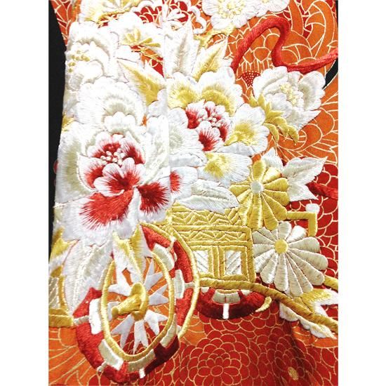 ドレス/刺繍花車菊F - かんたんに着られて誰よりもオシャレ