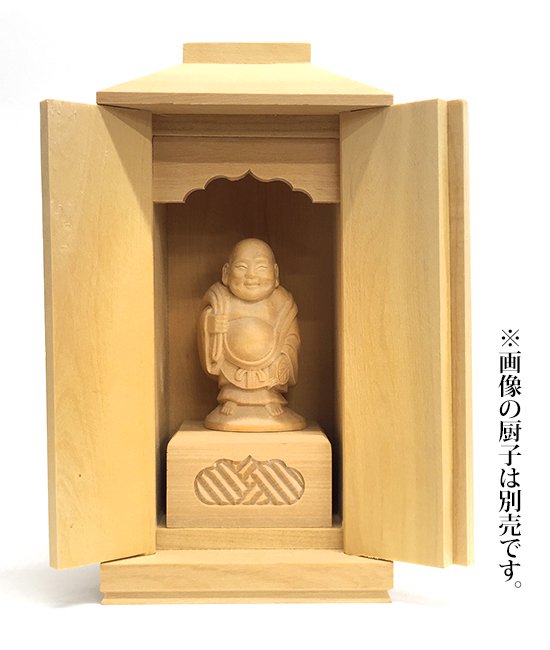 仏像☆木像 味わい深い 骨董品 仏教美術 彫刻 45㎝ 七福神の布袋様？