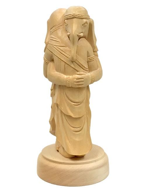 お盆お彼岸大特価希少愛の仏像◆香木 歓喜天6寸立◆大聖歓喜天、象鼻天、ガネーシャ Amazon.co.jp: 極小仏 歓喜天 8.8cm（木製：ツゲ 金泥仕上）＿