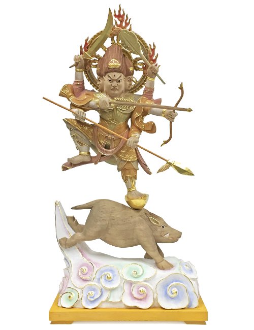 摩利支天 - 仏像の通販、特注仏像・オリジナル仏像・大型仏像の製作 