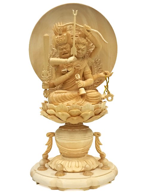 両頭愛染明王- 仏像の通販、特注仏像・オリジナル仏像・大型仏像の製作・販売 - ブッタガヤ