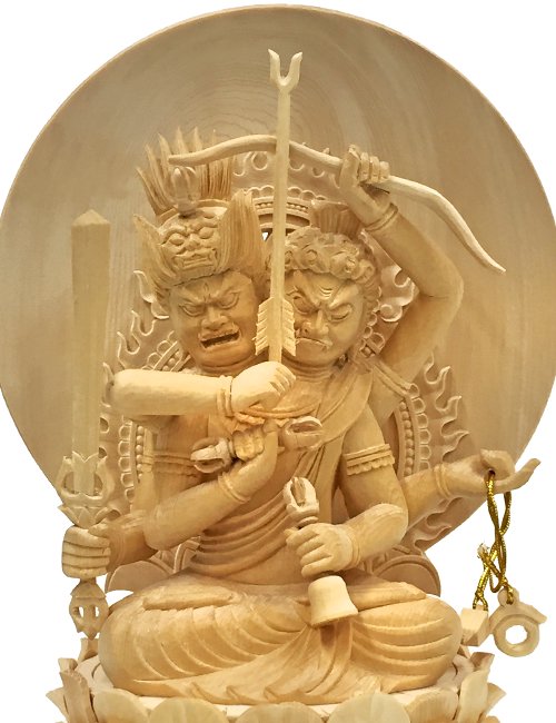 両頭愛染明王- 仏像の通販、特注仏像・オリジナル仏像・大型仏像の製作・販売 ブッタガヤ