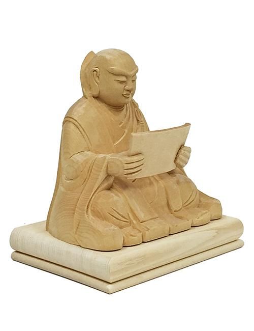 読経日蓮聖人 3寸 - 仏像の通販、特注仏像・オリジナル仏像 読経日蓮聖人 3寸 - 仏像の通販、特注仏像・オリジナル仏像
