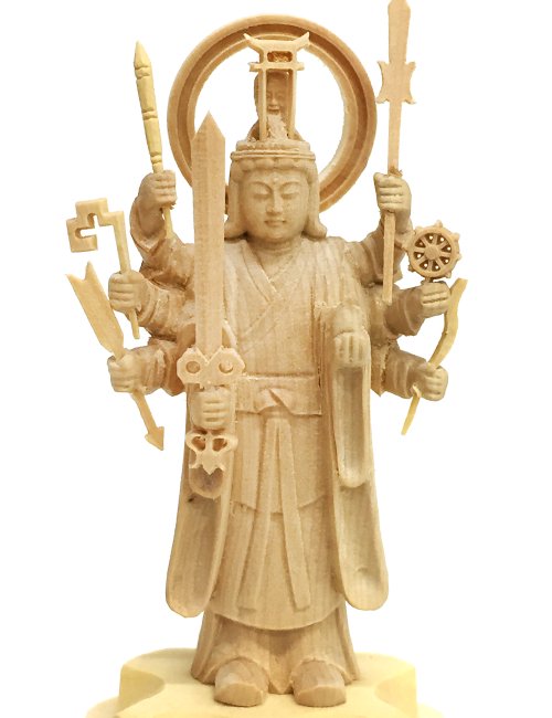 八臂弁財天 - 仏像の通販、特注仏像・オリジナル仏像・大型仏像の製作 