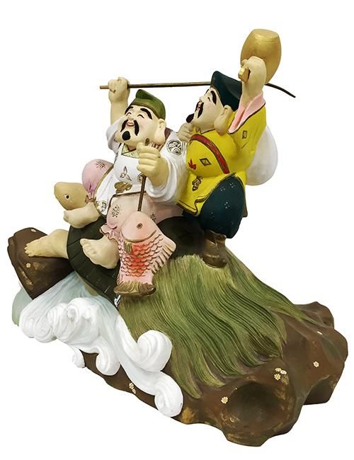 亀に乗る 恵比寿・大黒天 - 仏像の通販、特注仏像・オリジナル仏像