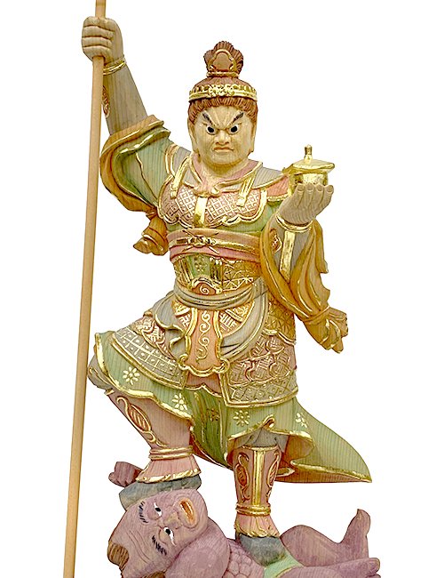 毘沙門天 - 仏像の通販、特注仏像・オリジナル仏像・大型仏像の製作 