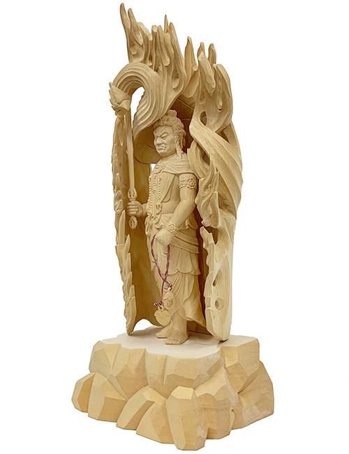 不動明王巻き火焔光背 - 仏像の通販、特注仏像・オリジナル仏像