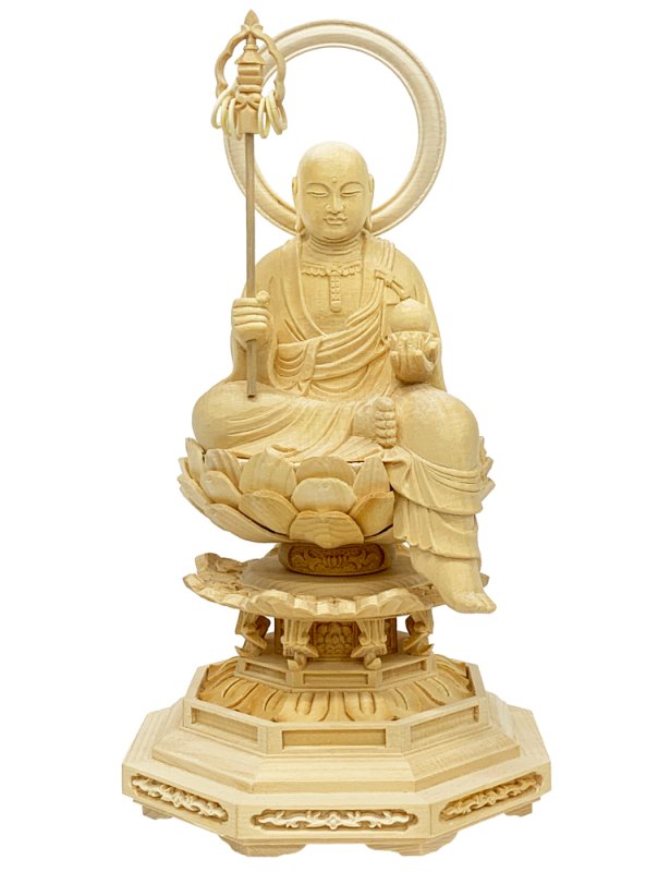 仏教美術 地蔵菩薩 高さ16cm 江戸骨董 旧家蔵出し コレクター放出 送料