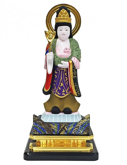 日蓮宗 鬼子母神 3.5寸 - 仏像の通販、特注仏像・オリジナル仏像・大型 