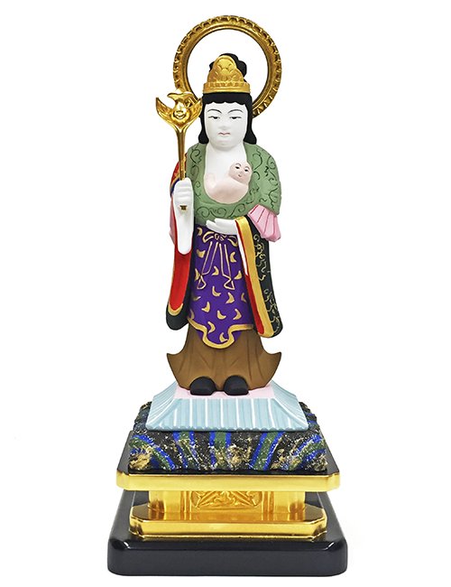 日蓮宗 鬼子母神 4寸 - 仏像の通販、特注仏像・オリジナル仏像・大型