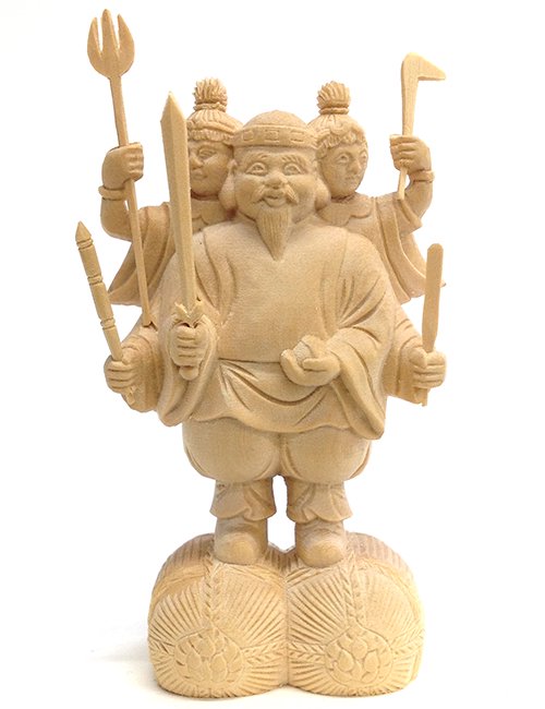 小型仏像 三面大黒天 - 仏像の通販、特注仏像・オリジナル仏像・大型 