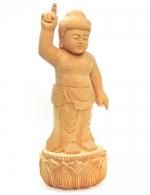 釈迦誕生像 金属工芸 ブロンズ 9740 アンティーク雑貨