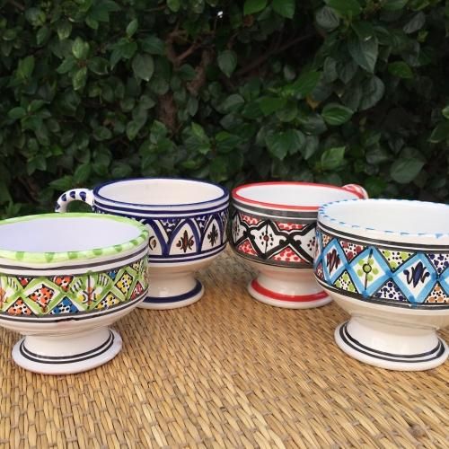 チュニジア雑貨と北アフリカ物産 ナブール陶器 マグカップ ダール