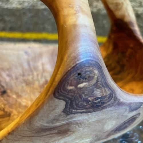 特大オリーブの木バスケット芸術品大胆に攻める特大 約27cm