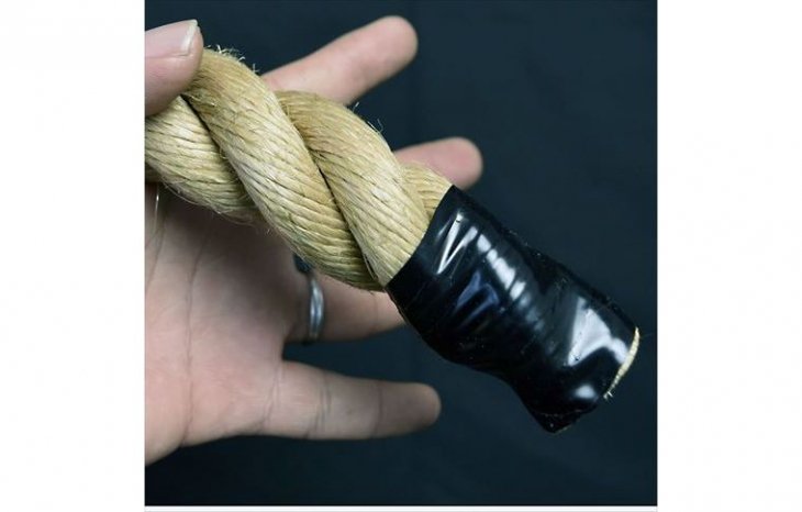 即日出荷 資材屋さんマニラ麻ロープ 染めサイザル麻 36mm径×約200m巻 1巻 HA