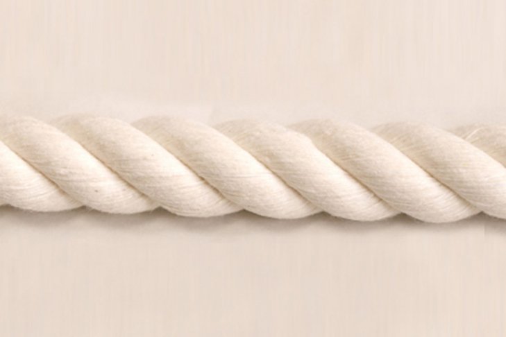 綿ロープ 径３０ｍｍ 長さ９０メートル巻き